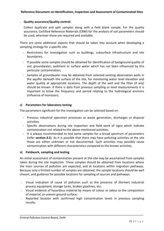 Cpcb guidelines contaminatedsites | PDF