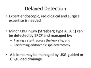 Cpc bile duct injuries | PPTX
