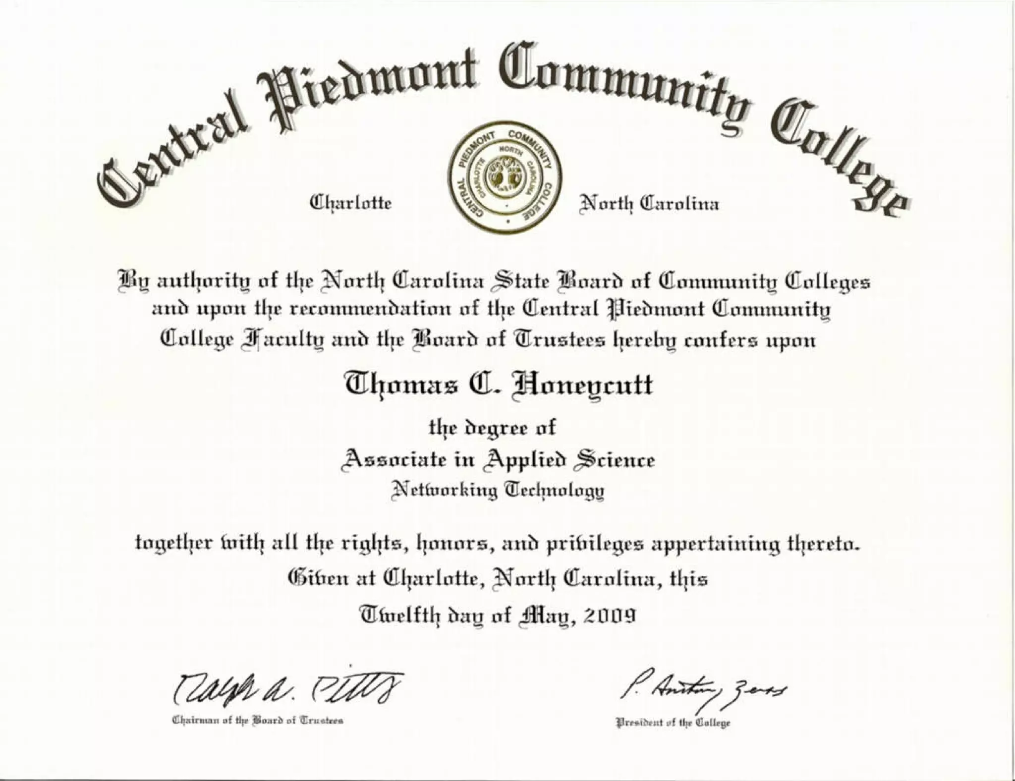 Cpcc networking technology degree resized ppt