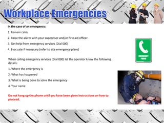 Whs Call Out WHS presentation v3 (CPCCOHS2001A) | PPT