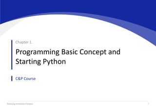 Comprehensive Introduction to Python Programming and Its Applications ...