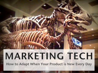 MARKETING TECH
How to Adapt When Your Product is New Every Day
 