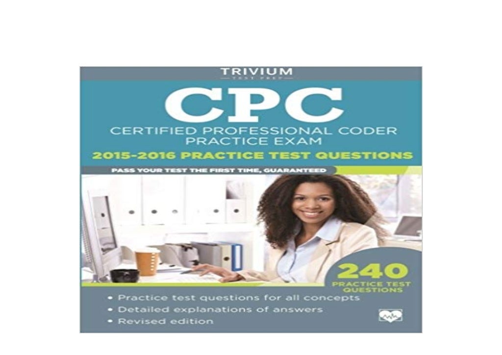 ebook_$ library CPC Practice Exam 20152016 Certified Professional Coder ...