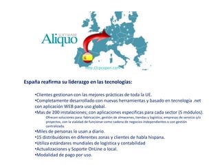 http://cpcopen.com


España reafirma su liderazgo en las tecnologías:

    •Clientes gestionan con las mejores prácticas d...