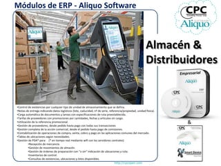 Módulos de ERP - Aliquo Software



                                                                                      ...