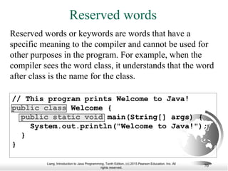 Simple Java Program Pointing Key Words CPCS202_01_Introduction.pptx