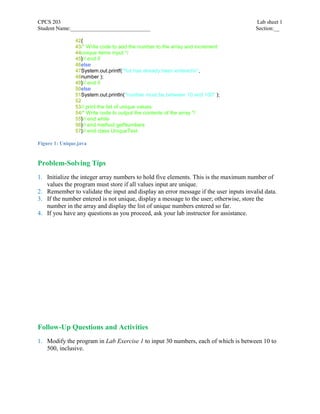 Cpcs 203 -array-problems | DOCX