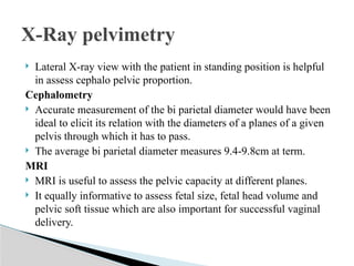 Cephalo pelvic disproportion obstetrics and gynaecological nursing | PPTX