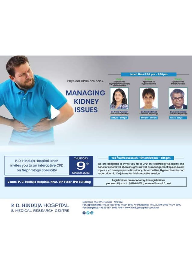 CPD Kidney Best Nephrologist in Mumbai P.D. Hinduja Hospital Khar PDF