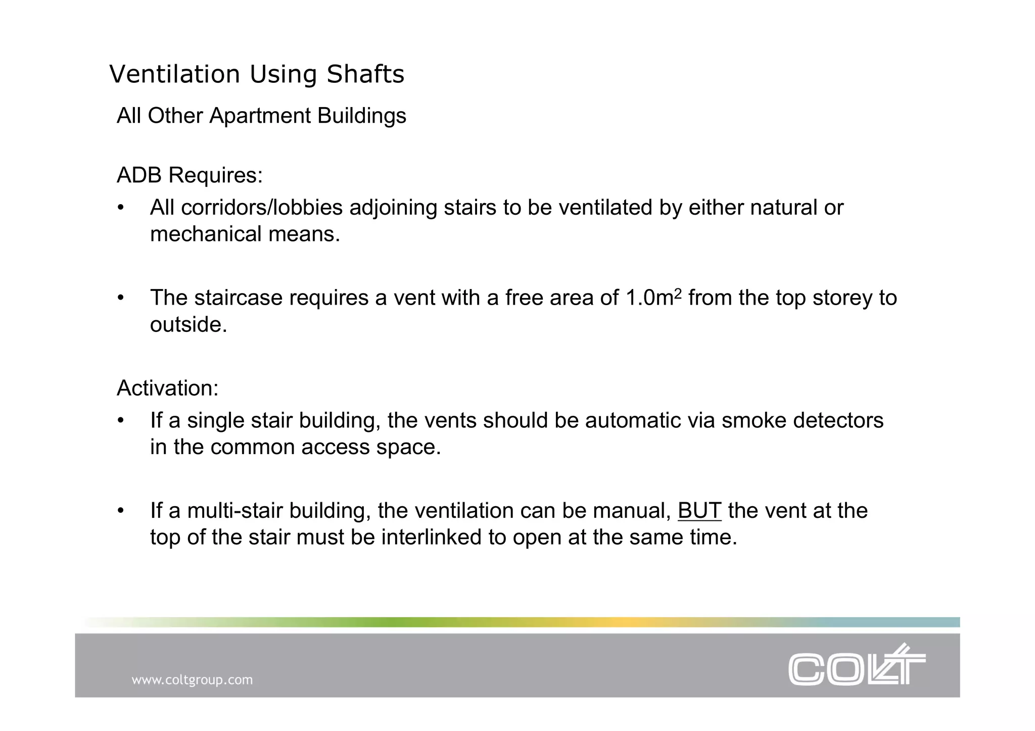 Photo inspiration: Apartment Ventilation Systems With Aol Downfall Partition Game Reference: Cpd Presentation Smoke Ventilation Using Shafts