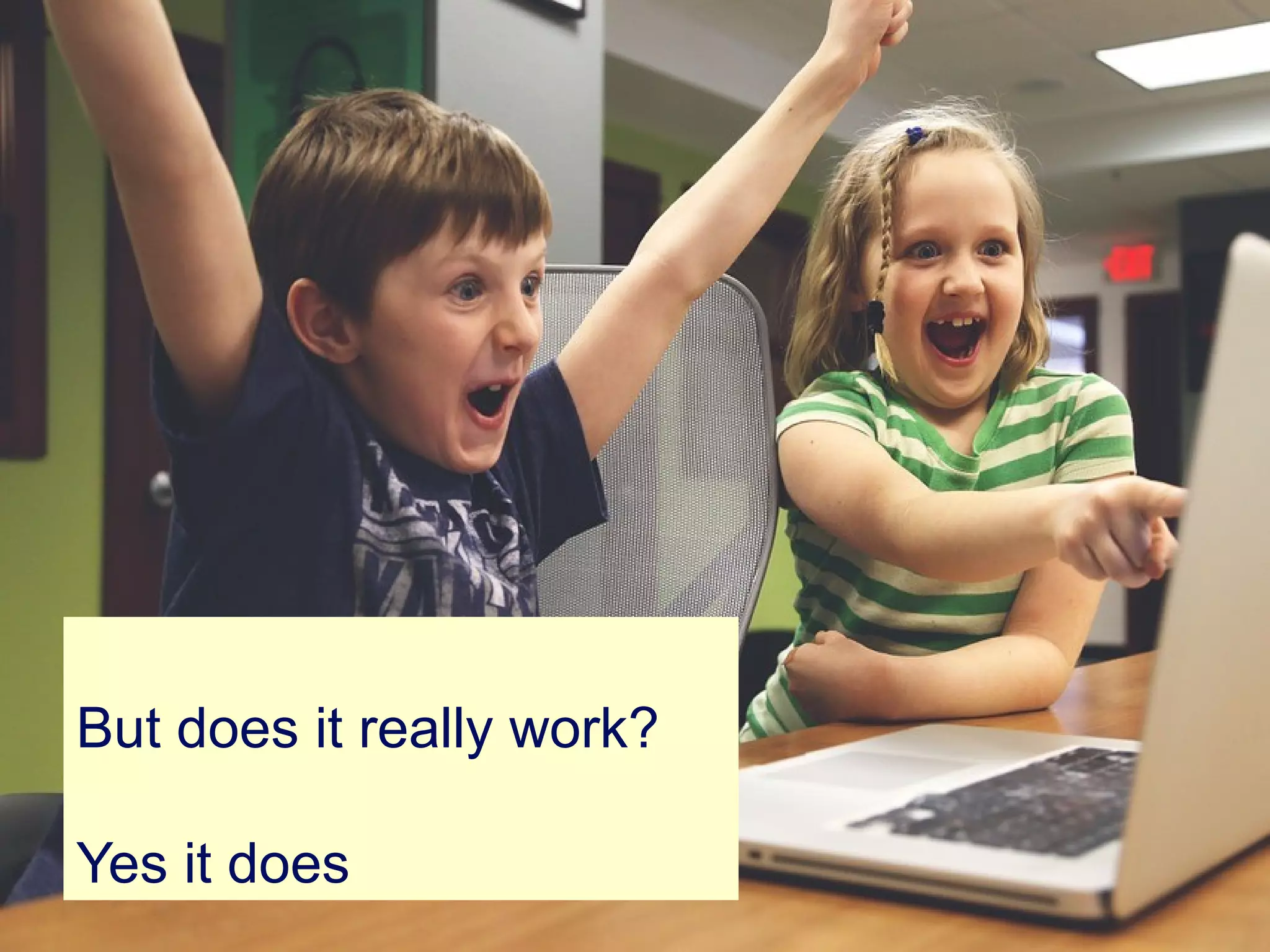 But does it really work?
Yes it does
 