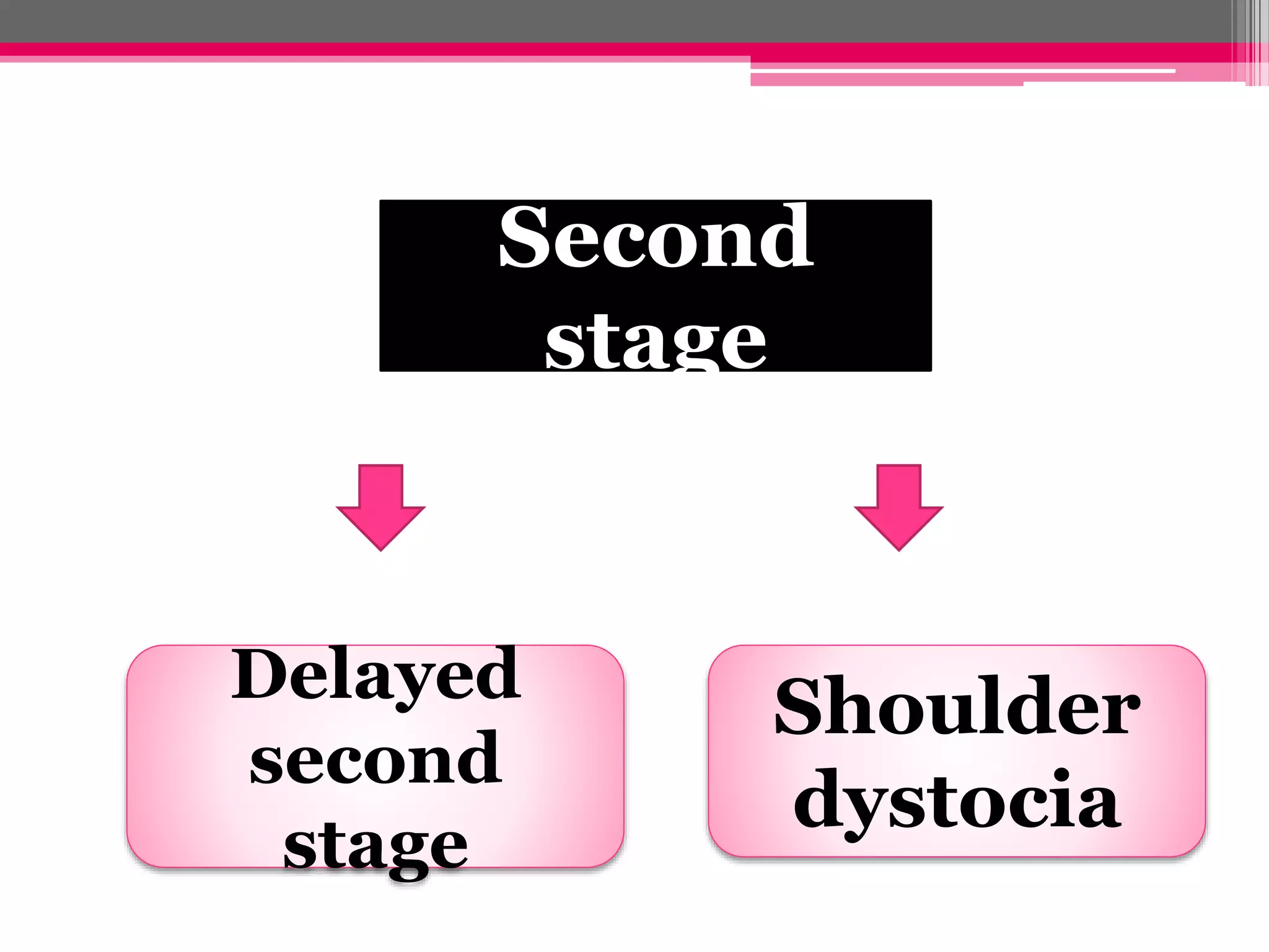Second
stage

Delayed
second
stage

Shoulder
dystocia

 