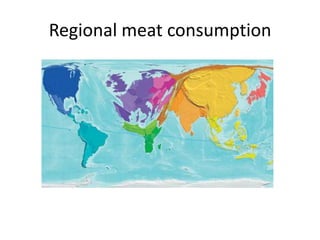 Regional meat consumption