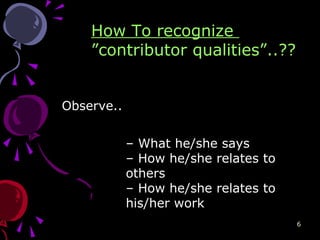 Cpd ch 1 contributor | PPT