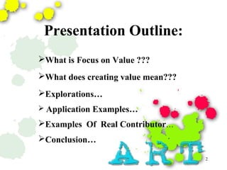Cpd ch 8 focus on value | PPT