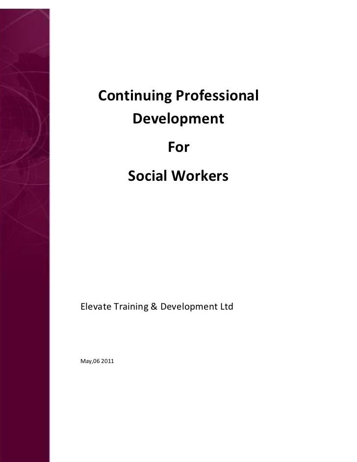 Continuing Professional Development For Social Workers