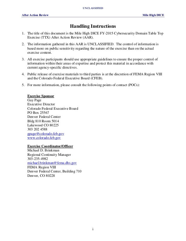colorado cyber ttx attack aar after action report esf 18 after action report template