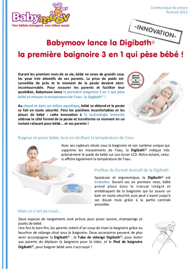 Communique De Presse Digibath Communique De Presse Digibath
