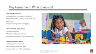 Play and Social skills assessment in OT Practice | PPTX