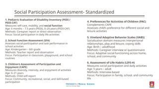 Play and Social skills assessment in OT Practice | PPTX