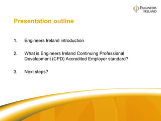 Cpd Example Ireland CPD Accredited Employer Standard - Overview | PDF
