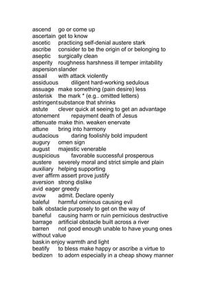 Vocabulary CPE | RTF