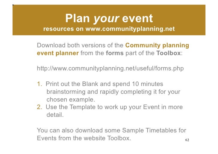 community planning events how to organise a successful one community event planner