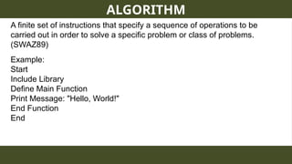 CPE202 - Lecture 2 - Developing Program Logic | PPTX