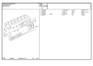 M8x20
EO60Z002MOT507
1
2
3
4
5
6
4142V066
70730050
36817181
3212V002
2314H003
0350012
1
1
1
2
12
2
1
KIT, SEAL RETENES JUEGO
SEAL RETEN
GASKET EMPAQUETADURA.
BOLT PERNO
BOLT PERNO
PIN PASADOR
CJ. RETENTOR
RETENTOR
JUNTA
PARAFUSO
PARAFUSO
PINO
CPE650ADV E01 11/02(1)
10 105
Traseiro
Rear
Trasero
Retentor Árvore De Manivelas
Crankshaft Oil Seal
Sello De Aceite
10 105-
Menu Símbolos
 