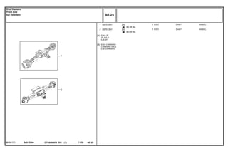 AJ01Z004057511T1
[A]
[B]
EIXO ZF
ZF AXLE
EJE ZF
EIXO CARRARO
CARRARO AXLE
EJE CARRARO
60-35 No
60-65 No
1
2
057512N1
057513N1
1
1
[A]
[B]
SHAFT ARBOL
SHAFT ARBOL
EIXO
EIXO
CPE650ADV E01 11/02(1)
60 25
Eixo Dianteiro
Front Axle
Eje Delantero
60 25-
Menu Símbolos
 