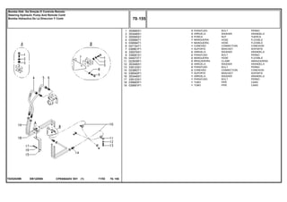 EB12Z006T0252029B
1
2
3
4
5
6
7
8
9
10
11
12
13
14
15
16
17
18
19
353685X1
353446X1
355565X1
039584T1
039584T1
047154T1
036961P1
339376X1
339081X1
044073T1
023939P1
353446X1
339123X1
023883T1
036540P1
353446X1
339123X1
039993P1
039991P1
3
3
3
1
1
1
1
2
2
2
2
2
2
2
1
1
1
1
1
BOLT PERNO
WASHER ARANDELA
NUT TUERCA
HOSE FLEXIBLE
HOSE FLEXIBLE
CONNECTION CONEXION
BRACKET SOPORTE
WASHER ARANDELA
BOLT PERNO
HOSE FLEXIBLE
CLAMP ABRAZADERA
WASHER ARANDELA
BOLT PERNO
CONNECTION CONEXION
BRACKET SOPORTE
WASHER ARANDELA
BOLT PERNO
PIPE CANO
PIPE CANO
PARAFUSO
ARRUELA
PORCA
MANGUEIRA
MANGUEIRA
CONEXÃO
SUPORTE
ARRUELA
PARAFUSO
MANGUEIRA
BRAÇADEIRA
ARRUELA
PARAFUSO
CONEXÃO
SUPORTE
ARRUELA
PARAFUSO
TUBO
TUBO
CPE650ADV E01 11/02(1)
70 155
Bomba Hidr. Da Direção E Controle Remoto
Steering Hydraulic Pump And Remote Contr
Bomba Hidraulica De La Direccion Y Contr
70 155-
Menu Símbolos
 