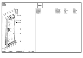 EC48Z003039206N1
1
2
3
5
6
7
035960P1
026497P1
035963S1
026494P1
036343P1
033091P1
1
1
1
1
1
1
GLASS CRISTAL
FOAM ESPUMA
DEFLECTOR DEFLECTOR
FOAM ESPUMA
FOAM ESPUMA
GROMMET PASACABLE
VIDRO
GUARNIÇÃO
DEFLETOR
GUARNIÇÃO
GUARNIÇÃO
PASSA-FIO
CPE650ADV E01 11/02(1)
100 35
Defletor
Deflector
Deflector
100 35-
Menu Símbolos
 