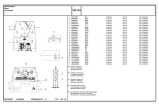 EA94Z008T04870004B
[A]
[B]
[C]
[D]
[E]
VERSÃO INGLÊS
INGLISH VERSION
VERSION INGLES
VERSÃO ESPANHOL
ESPANISH VERSION
VERSION ESPAÑOL
VERSÃO FRANCÊS
FRENCH VERSION
VERSION FRANCES
VERSÃO PORTUGUÊS
PORTUGUESE VERSION
VERSION PORTUGUES
REABERTURA SISTEMA REFRIGERAÇÃO
REFRESHING SYSTEM - REOPEN
REAPERTURA SISTEMA ENFRIAMENTO
1
2
2
2
2
3
4
4
4
4
5
5
5
5
6
6
6
6
7
8
9
10
10
10
10
11
11
11
11
053119P1
056569P1
056568P1
056670P1
056567P1
3782489M1
056406P1
056405P1
056407P1
056404P1
022475P1
022477P1
022476P1
022474P1
022097P1
022096D1
022098P1
3146834M1
3808554M2
3808499M2
026694P1
042273P1
042272P1
042274P1
3585962M1
3411432M1
3410241M1
3408126M1
2800862M1
1
1
1
1
1
1
1
1
1
1
1
1
1
1
1
1
1
1
1
2
1
1
1
1
1
1
1
1
1
[G]
[AN]
[BN]
[CN]
[DN]
[L]
[AM]
[BM]
[CM]
[DM]
[AF]
[BF]
[CF]
[DF]
[AE]
[BE]
[CE]
[DE]
[R]
[P]
[J]
[AK]
[BK]
[CK]
[DK]
[AH]
[BH]
[CH]
[DH]
DECAL CALCOMANIA
DECAL CALCOMANIA
DECAL CALCOMANIA
DECAL CALCOMANIA
DECAL CALCOMANIA
DECAL CALCOMANIA
DECAL CALCOMANIA
DECAL CALCOMANIA
DECAL CALCOMANIA
DECAL CALCOMANIA
DECAL CALCOMANIA
DECAL CALCOMANIA
DECAL CALCOMANIA
DECAL CALCOMANIA
DECAL CALCOMANIA
DECAL CALCOMANIA
DECAL CALCOMANIA
DECAL CALCOMANIA
DECAL CALCOMANIA
DECAL CALCOMANIA
DECAL CALCOMANIA
DECAL CALCOMANIA
DECAL CALCOMANIA
DECAL CALCOMANIA
DECAL CALCOMANIA
DECAL CALCOMANIA
DECAL CALCOMANIA
DECAL CALCOMANIA
DECAL CALCOMANIA
DECAL
DECAL
DECAL
DECAL
DECAL
DECAL
DECAL
DECAL
DECAL
DECAL
DECAL
DECAL
DECAL
DECAL
DECAL
DECAL
DECAL
DECAL
DECAL
DECAL
DECAL
DECAL
DECAL
DECAL
DECAL
DECAL
DECAL
DECAL
DECAL
CPE650ADV E01 11/02(1)
100 125
Decalcomania
Decal
Calcomania
100 125-
Menu Símbolos
 