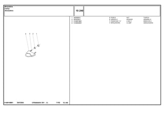 EI07Z0033146918M91
1
2
3
4
355566X1
353434X1
3146919M1
3146920M1
2
2
1
1
NUT TUERCA
WASHER ARANDELA
U BOLT BRIDA EN U
CLAMP ABRAZADERA
PORCA
ARRUELA
PARAFUSO "U"
BRAÇADEIRA
CPE650ADV E01 11/02(1)
10 240
Braçadeira
Clamp
Abrazadera
10 240-
Menu Símbolos
 