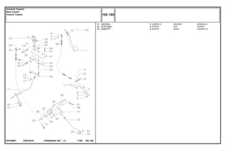 EG81Z018T04750001
51
52
53
339376X1
3410728M1
052691P1
2
2
X
WASHER ARANDELA
NUT TUERCA
BUSH CASQUILLO
ARRUELA
PORCA
BUCHA
CPE650ADV E01 11/02(1)
105 165
Controle Traseiro
Rear Control
Control Trasero
105 165-
Menu Símbolos
 