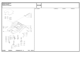 EB26Z076T0230065
48 353758X1 4 WASHER ARANDELAARRUELA
CPE650ADV E01 11/02(1)
105 295
Plataforma Do Operador
Operator Plataform
Plataforma Del Operador
105 295-
Menu Símbolos
 