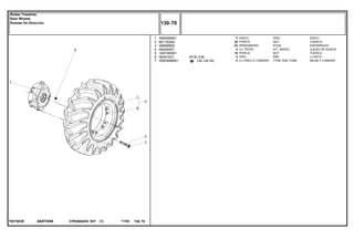 W18LX38
ABZFZ006T0215039
130-140 No
1
2
3
4
5
6
7
3585984M1
881162M2
488988M2
064954N1
1487085M1
064816S1
3585999M91
2
24
24
2
16
2
2
DISC DISCO
NUT TUERCA
STUD ESPARRAGO
KIT, WHEEL JUEGO DE RUEDA
NUT TUERCA
RIM LLANTA
TYRE AND TUBE NEUM.Y.CAMARA
DISCO
PORCA
PRISIONEIRO
CJ. RODA
PORCA
ARO
CJ.PNEU E CÂMARA
CPE650ADV E01 11/02(1)
130 70
Rodas Traseiras
Rear Wheels
Ruedas De Direccion
130 70-
Menu Símbolos
 