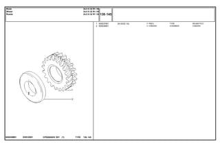 24.5X32 10L
EH91Z001505035M91
1
2
505037M1
505036M1
1
1
TYRE NEUMATICO
CHAMBER CAMARA
PNEU
CÂMARA
CPE650ADV E01 11/02(1)
130 145
24.5 X 32 R1 10l
24.5 X 32 R1 10l
24.5 X 32 R1 10l
Roda
Wheel
Rueda
130 145-
Menu Símbolos
 