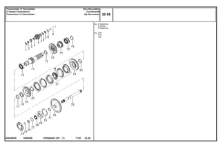 1000Z006039240N3E
[G]
[H]
2ª MARCHA
2 SPEED
2ª MARCHA
TDP
PTO
TDF
CPE650ADV E01 11/02(1)
25 95
Eixo Secundário
Countershaft
Eje Secundario
Transmissão 12 Velocidades
12 Speed Transmission
Transmision 12 Velocidades
25 95-
Menu Símbolos
 