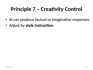 Comprehensive Guide to ChatGPT Prompt Engineering Principles and ...
