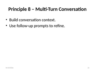 Comprehensive Guide to ChatGPT Prompt Engineering Principles and ...