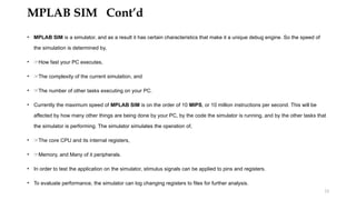 Comprehensive Guide to MPLAB IDE and MPLAB SIM for PIC Microcontroller ...