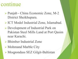 Presentation on China Pakistan Economic Corridor Project | PPTX