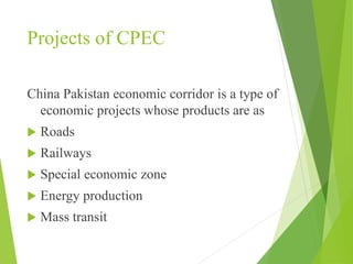 Presentation on China Pakistan Economic Corridor Project | PPTX