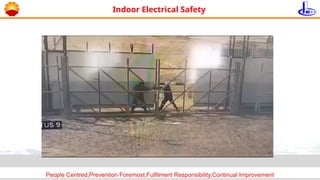 People Centred,Prevention Foremost,Fulfilment Responsibility,Continual Improvement
Indoor Electrical Safety
 