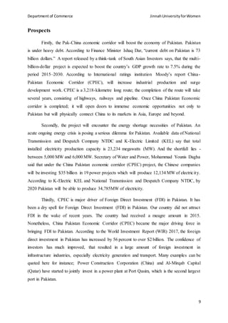Cpec report | DOCX