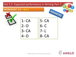 CPE writing 2 - part 2 | PPTX