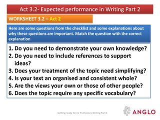 CPE writing 2 - part 2 | PPTX