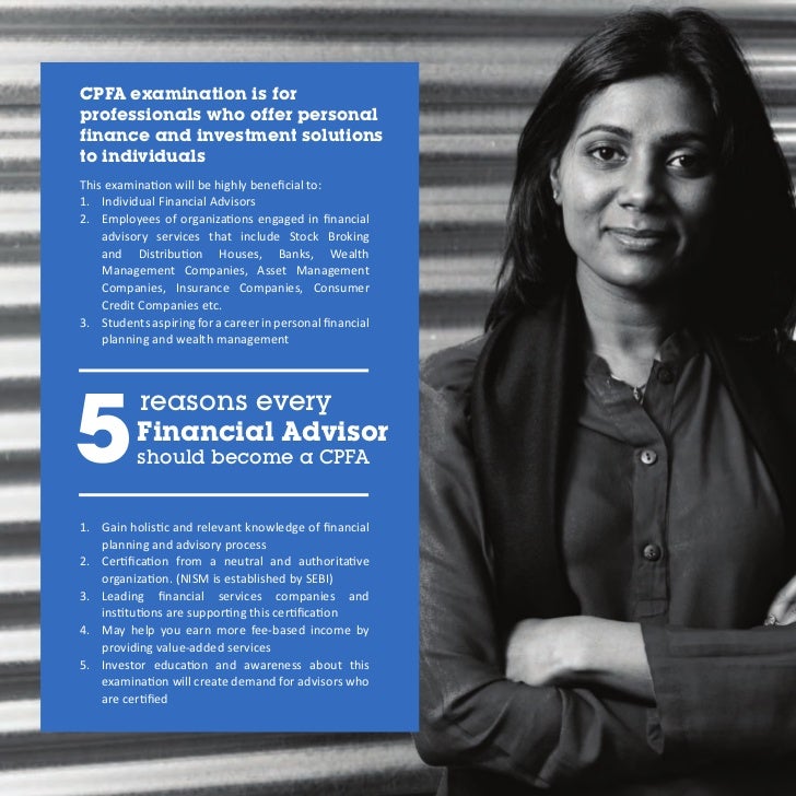 Certified Personal Financial Advisor (CPFA) Examination