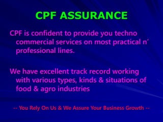 Cpf introductory presenation | PPT